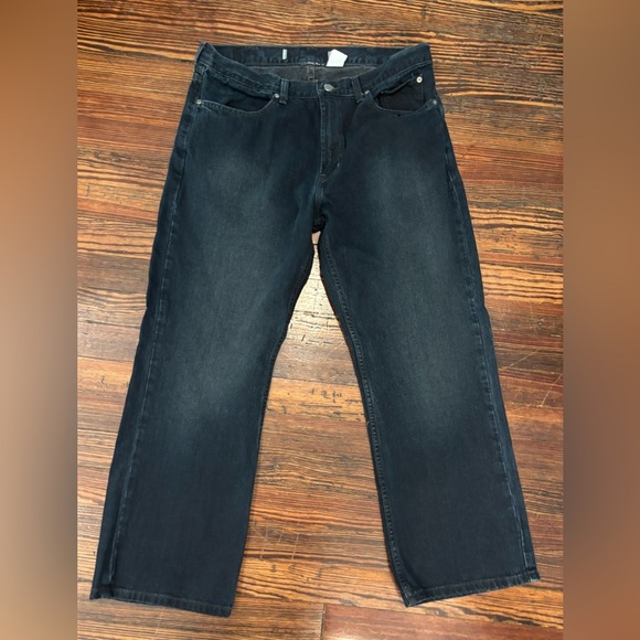 Harley-Davidson Other - Men’s Harley Davidson Motorcycles Dark Wash Blue Jeans Sz 38x30 Button Logo